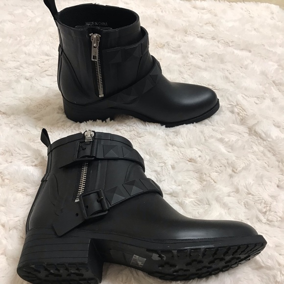 Rebecca Minkoff Rain Boots size 6 medium, black - Picture 6 of 9